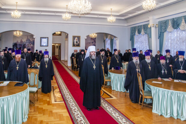 Священнослужители храма преподобного Амвросия Оптинского приняли участие в ежегодном Епархиальном собрании Тамбовской епархии
